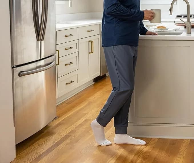 Dr. Scholl's Men's Diabetic & Circulatory Cushioned Socks | APMA Accepted, Non-Binding, Moisture-Wicking, Supportive Comfort (70-120 chars) thumbnail 3