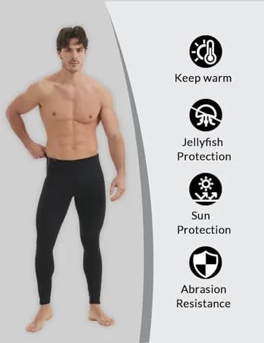 Lemorecn Wetsuit Pants Men 1.5mm Neoprene | Water Sports & Diving Gear (70-120c) thumbnail 5