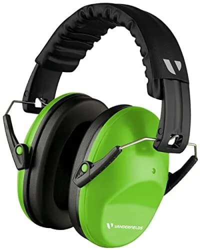 Vanderfields Kids Noise Canceling Headphones - Green Fields - 20 dB NRR (19 dB NRR / 24 dB SNR) thumbnail 6