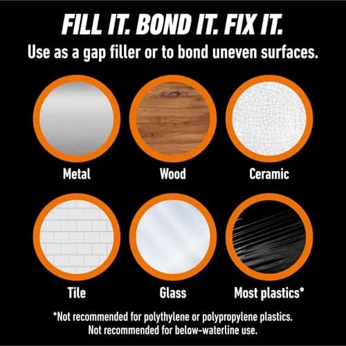 Gorilla 2 Part Epoxy Clear Bonding Adhesive 1.7 Fl Oz (2 Pack) | Strong Metal Repair thumbnail 3