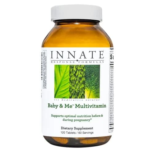 Innate Response Formulas Baby & Me Prenatal Multivitamin 60 Tablets | Supports Fetal & Maternal Nutrition thumbnail 1