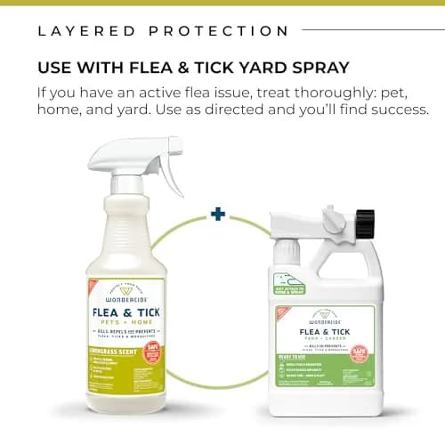 Wondercide Natural Flea, Tick & Mosquito Spray for Pets and Home, Lemongrass 16 oz | Kills 98-100% Fleas, Ticks & Mosquitoes thumbnail 5
