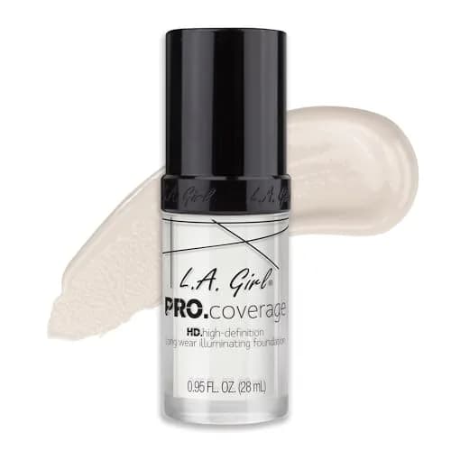 L.A. Girl Pro Coverage Liquid Foundation 0.95 Fl Oz | Hydrating, Buildable, Vegan, All Skin thumbnail 1