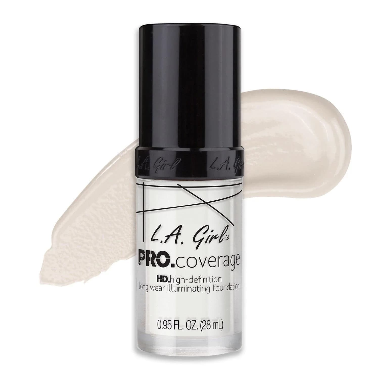 L.A. Girl Pro Coverage Liquid Foundation 0.95 Fl Oz | Hydrating, Buildable, Vegan, All Skin - main product image