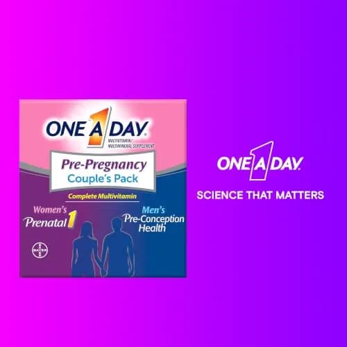 ONE A DAY Pre-Pregnancy Multivitamin Softgel 60 Count | Supports Fertility & Pregnancy thumbnail 7
