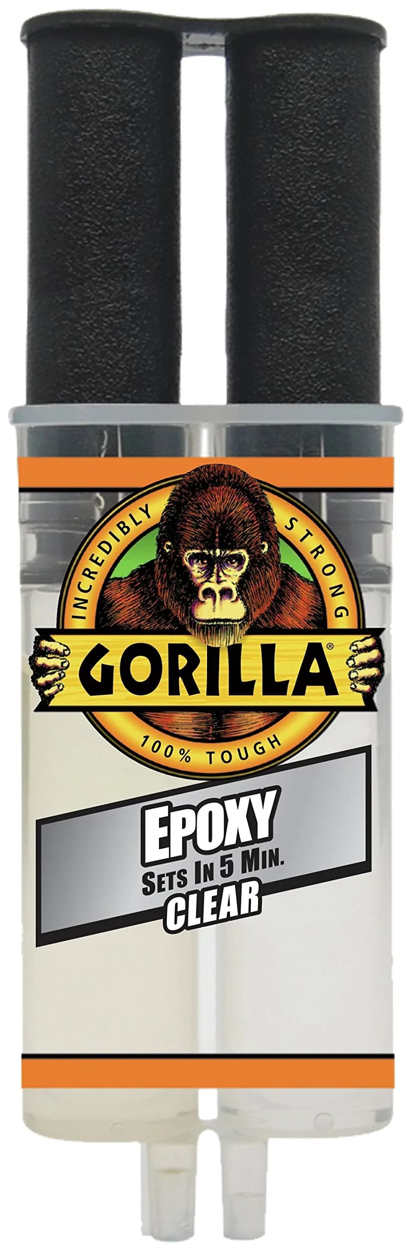 Gorilla 2 Part Epoxy Clear Syringe 9.35 fl oz (276ml) | Strong Metal Bonding for Repairs thumbnail 2