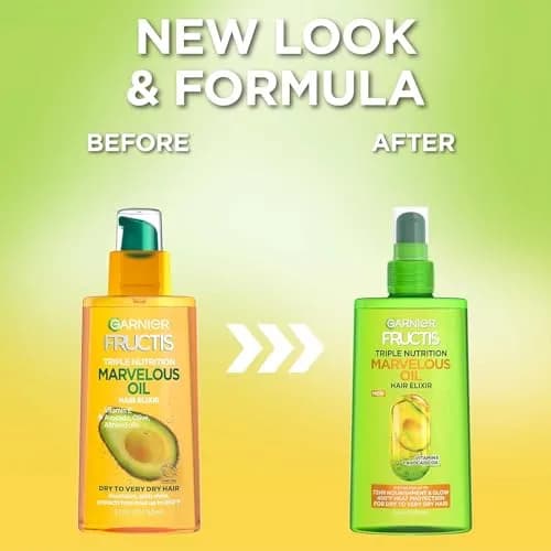 Garnier Fructis Triple Nutrition Marvelous Oil Hair Elixir 160ml (5.0 Fl Oz) | Intense Nourishment for Dry Hair thumbnail 11