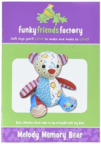 Funky Friends Factory Melody Memory Bear Sewing Pattern | Create Adorable Cuddly Toys in 12 Inches thumbnail 1