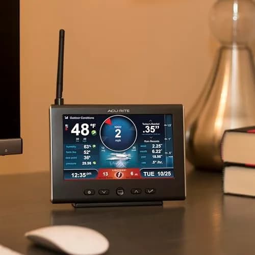 AcuRite Iris 5-in-1 Weather Station with HD Display, Lightning Detection & Barometer | 2.65 kg (5.5 lb) Weather Monitoring System thumbnail 2