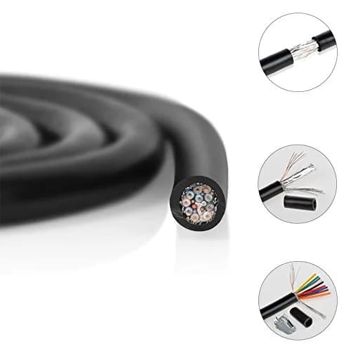 LFHUKEJI RJ45 to RS232 DB9 Serial Console Cable 1.5m (4.9Ft) | Connects Routers & Switches thumbnail 6