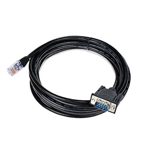 LFHUKEJI RJ45 to RS232 DB9 Serial Console Cable 1.5m (4.9Ft) | Connects Routers & Switches thumbnail 2