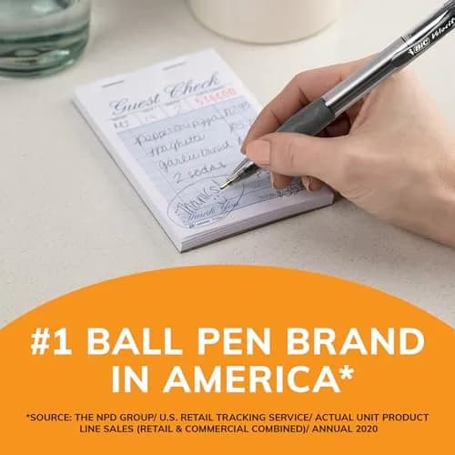 BIC Glide Bold Blue Ballpoint Pens, Bold Point 1.6mm, 36-Count Pack | Smooth Ink Flow for Effortless Writing thumbnail 5