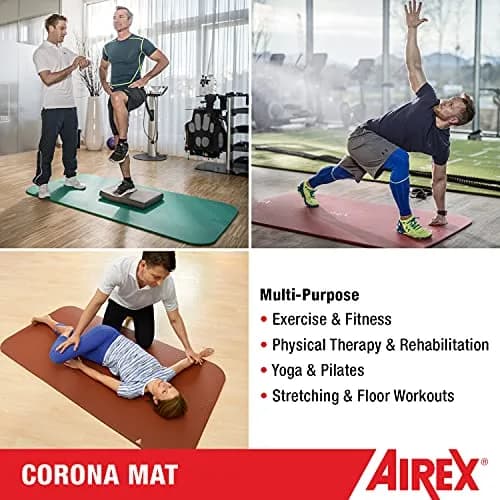 AIREX Corona Premium Exercise Mat 72" x 39" | Support for Yoga & Rehab (115-120 chars) thumbnail 3