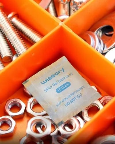 wisedry Color Indicating Silica Gel Desiccant Packets 10g (0.35 oz) - 30 Count | Reusable Moisture Absorbers for Food Grade Storage thumbnail 7