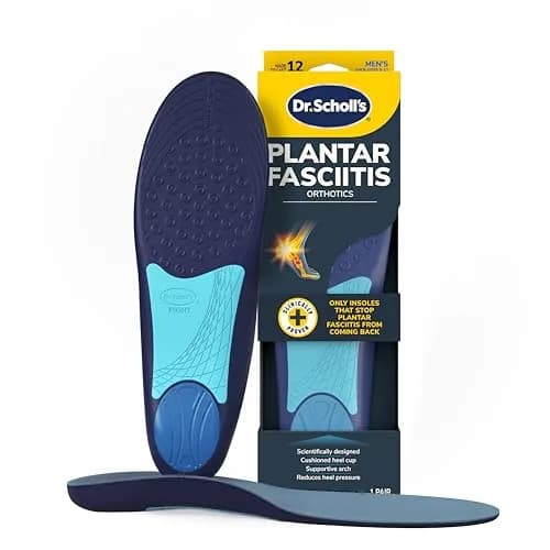 Dr. Scholl's Plantar Fasciitis Relief Orthotic Insoles for Men - Size 8-13 (1 Pair) | Clinically Proven Pain Relief thumbnail 1