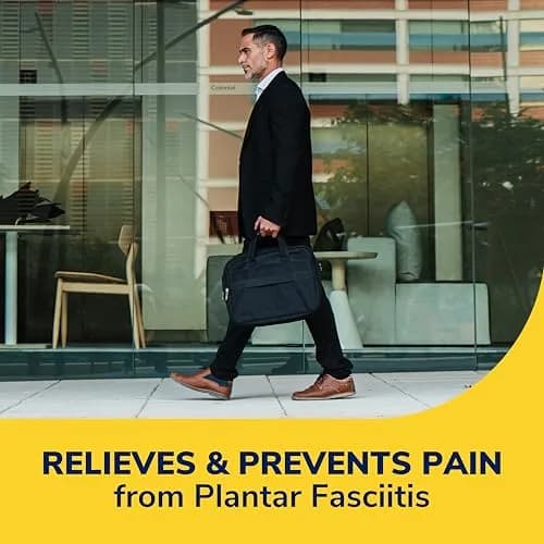 Dr. Scholl's Plantar Fasciitis Relief Orthotic Insoles for Men - Size 8-13 (1 Pair) | Clinically Proven Pain Relief thumbnail 6