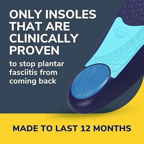 Dr. Scholl's Plantar Fasciitis Relief Orthotic Insoles for Men - Size 8-13 (1 Pair) | Clinically Proven Pain Relief thumbnail 3