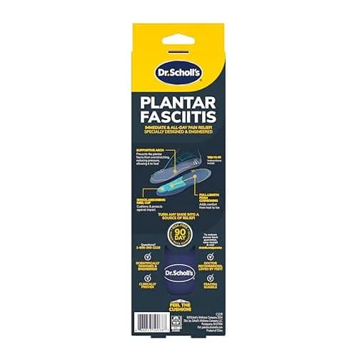 Dr. Scholl's Plantar Fasciitis Relief Orthotic Insoles for Women - Medium Arch Support, Cut to Fit | Relieves Heel Pain & Spurs thumbnail 9
