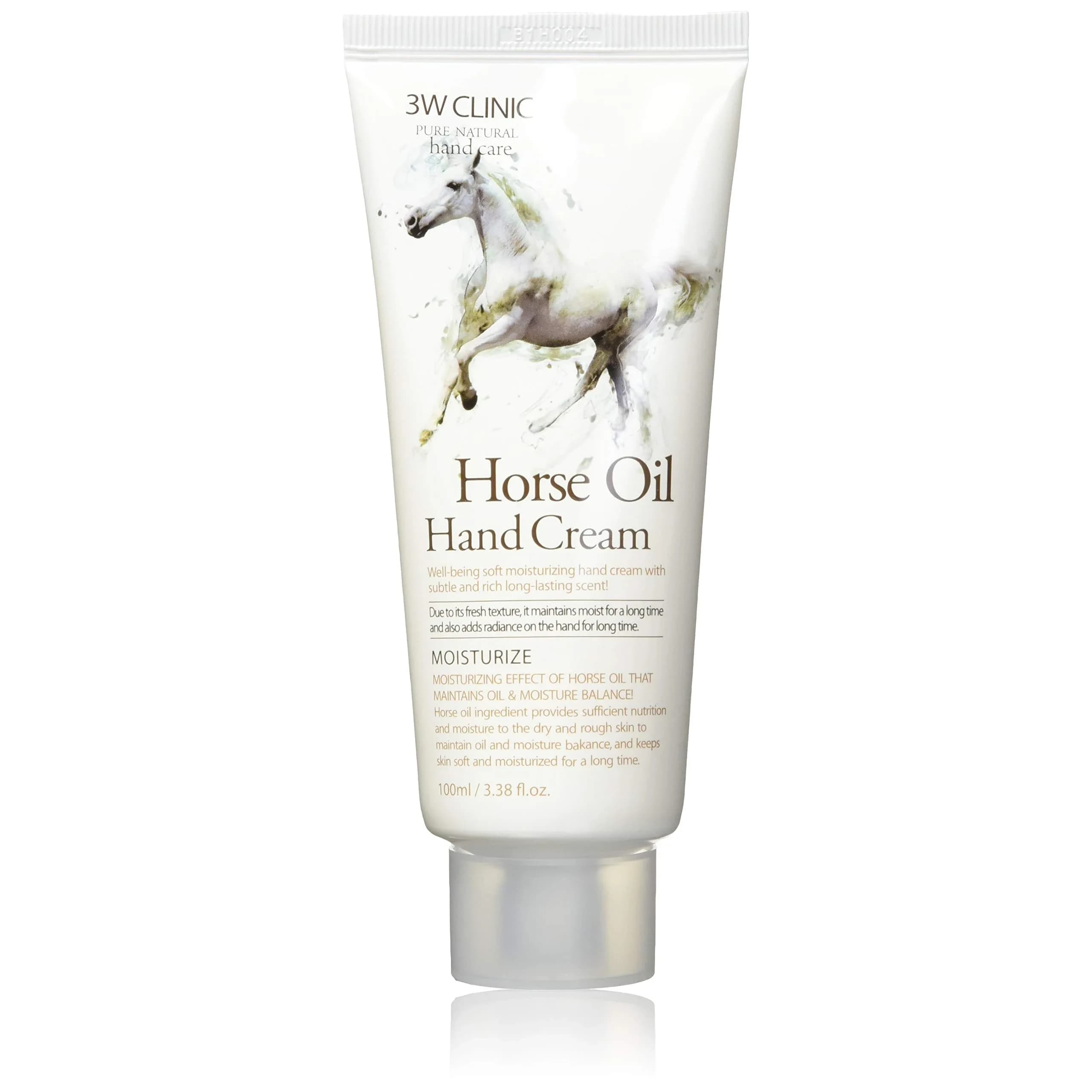 3W Clinic Hand Cream Collagen 100ml (3.38 Fl Oz) | Hydrating & Nutritional Benefits — Horse Oil