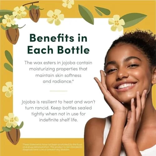 HobaCare Organic Jojoba Oil 8.45 Fl Oz | Moisturizing, Pure & Hexane Free thumbnail 4