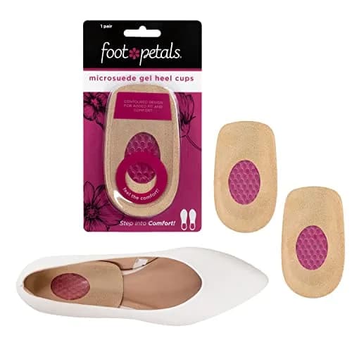 Foot Petals Heel Cups | Prevent Cracked Heels & Stabilize Heels in Women's Shoes thumbnail 1