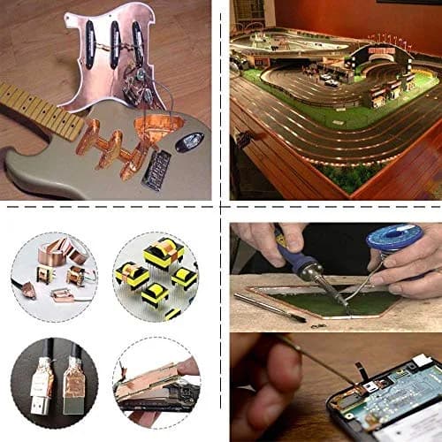 Zehhe Copper Foil Tape with Double-Sided Conductive 1/4inch 21.8yards | EMI Shielding & Soldering thumbnail 4