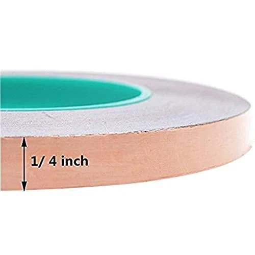 Zehhe Copper Foil Tape with Double-Sided Conductive 1/4inch 21.8yards | EMI Shielding & Soldering thumbnail 3
