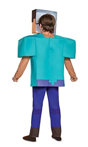 Disguise Minecraft Steve Deluxe Costume for Boys, Size L (10-12) | Officially Licensed Halloween Dress Up thumbnail 6