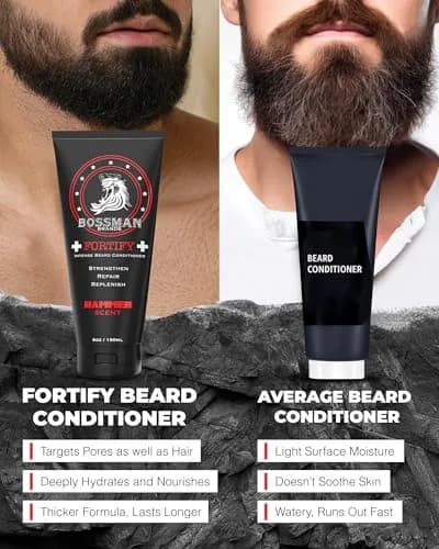 Bossman Fortify Intense Beard Conditioner Hammer 118ml (4 Fl Oz) | Strengthens, Thickens, Moisturizes thumbnail 5