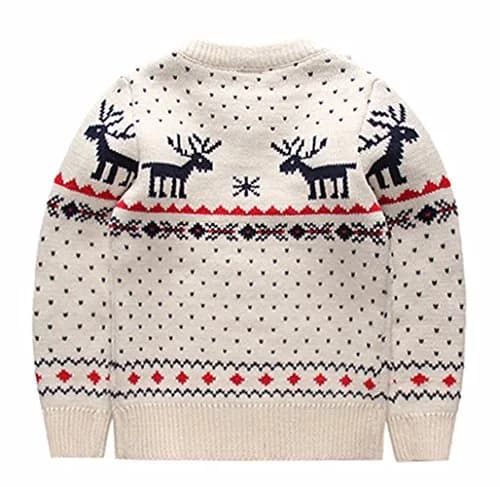 MULLSAN Children's Fireplace Sweater 5T | Cozy Christmas Gift for Boys & Girls thumbnail 2
