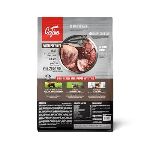 ORIJEN Grain Free WHOLEPREY Dry Cat Food Regional Red Recipe 12lb | High Protein, Raw & Fresh Ingredients thumbnail 2