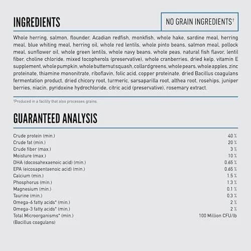 ORIJEN Six Fish Recipe Grain-Free Dry Cat Food 1.81 kg (4 lb) | High Protein, Biologically Appropriate thumbnail 6