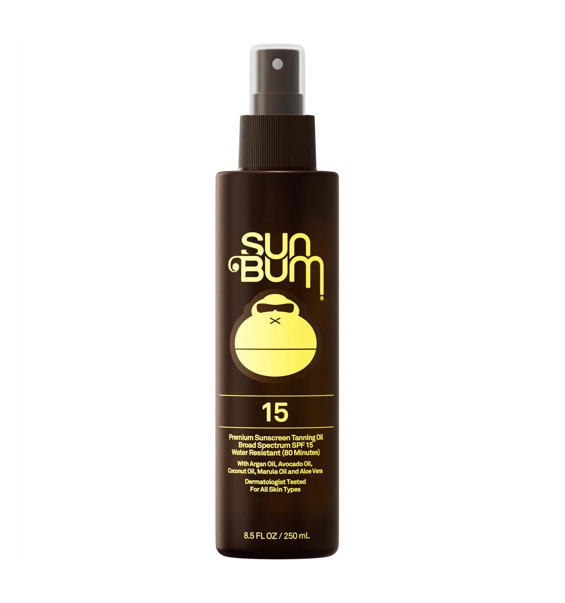 Sun Bum SPF 15 Moisturizing Tanning Oil 252ml (8.5 Fl Oz) | Broad Spectrum UVA/UVB Protection - main product image