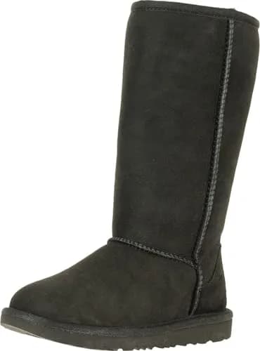 UGG Unisex-Child Classic Tall II Boot Black 11.25 inch Shaft (Little Kid Size 3) thumbnail 1