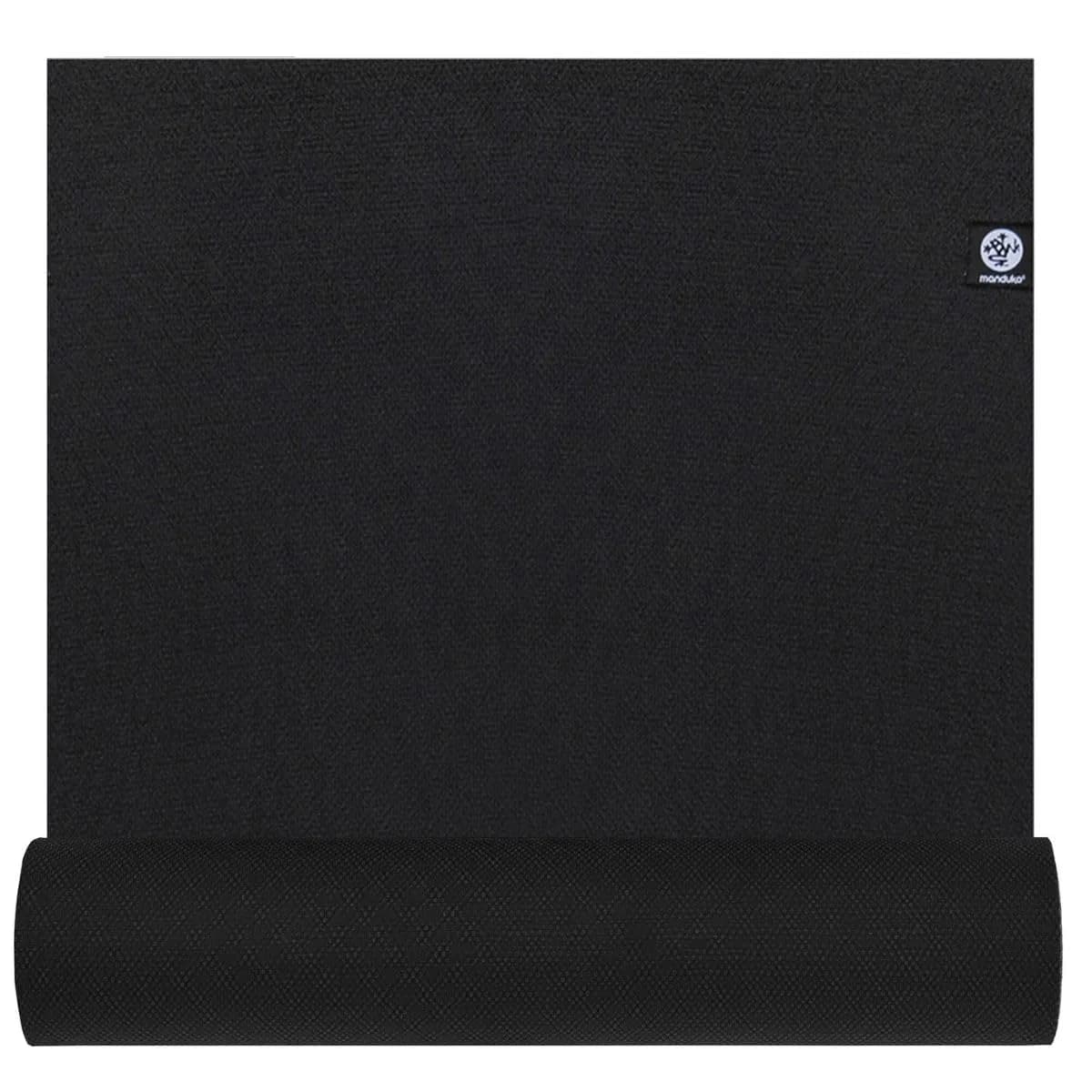 Manduka X Yoga Mat 71 x 24 inches (180 cm x 61 cm) | High Performance Fitness Mat | Durable Design | Midnight Blue — Black