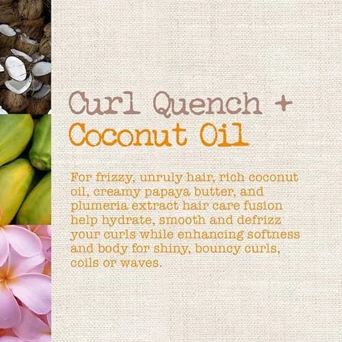 Maui Moisture Curl Quench + Coconut Oil Conditioner 385g (13 fl oz) | Vegan, Silicone & Paraben-Free for Tight Curly Hair thumbnail 4