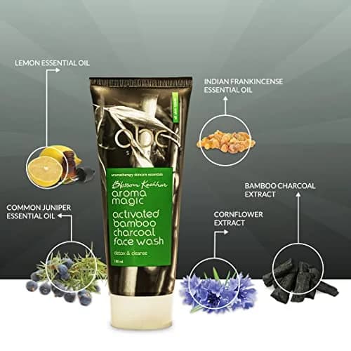 Aroma Magic Activated Charcoal Face Wash 100ml (3.38 Fl Oz) | Deep Cleansing for Oily & Impure Skin thumbnail 2