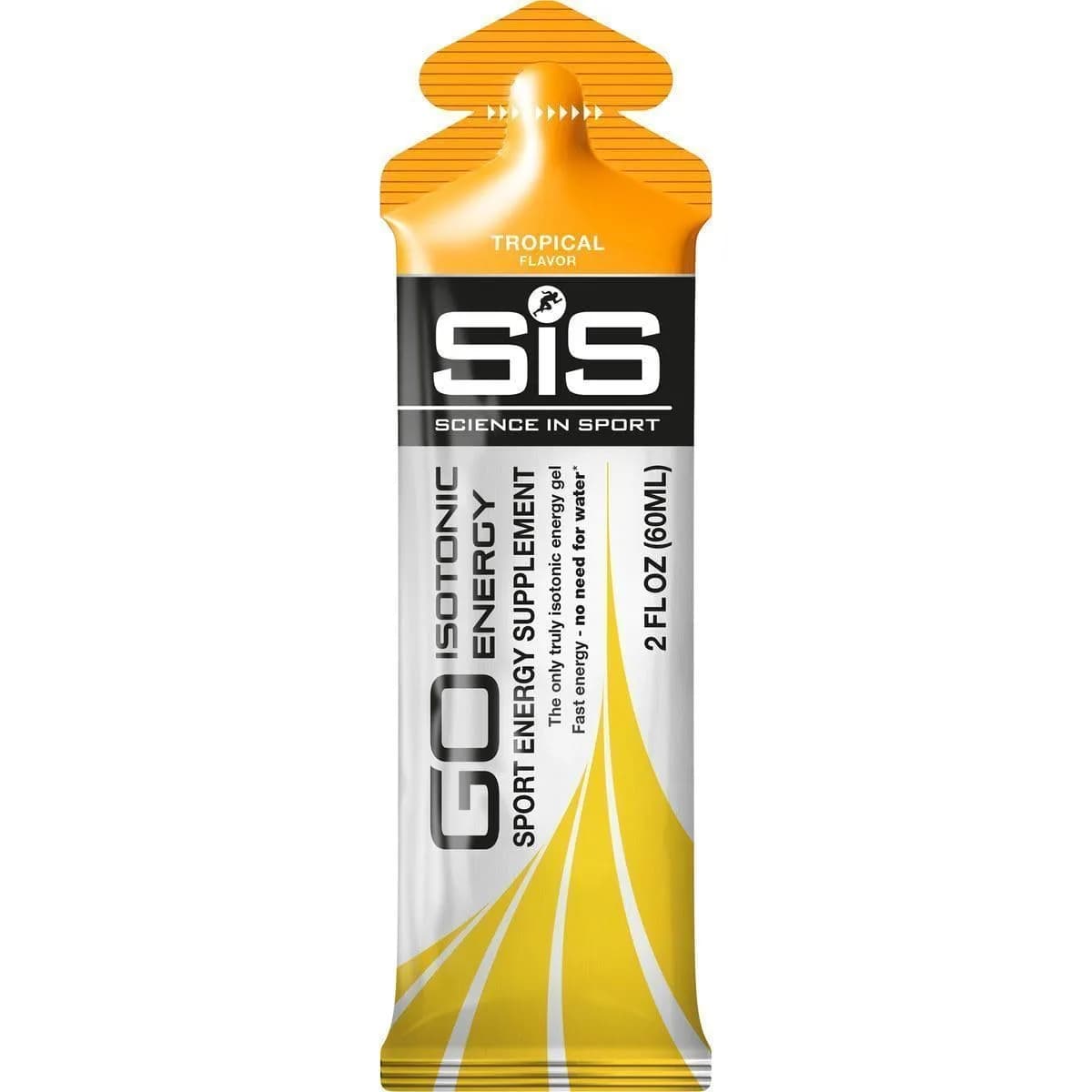 Science in Sport SiS GO Isotonic Energy Variety Pack, 2 Fl Oz (6 Pack) | Fast-Absorbing, Low Sugar Sports Gel for Endurance & Energy — Tropical