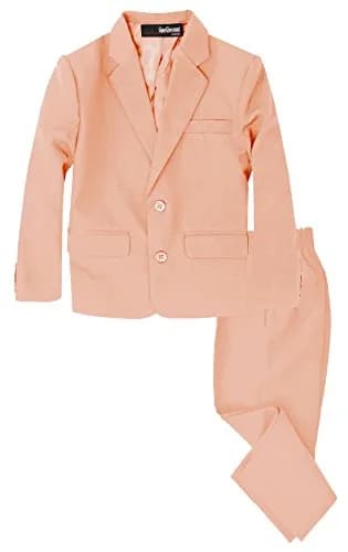 Gino Giovanni Boys 2-Piece Suit Set 113.4 g (4 oz) Peach | Formal Wear for Toddler to Teen thumbnail 1