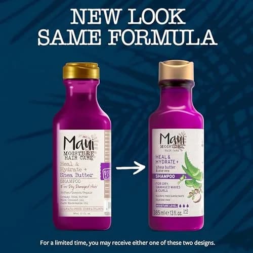 Maui Moisture Heal & Hydrate + Shea Butter Shampoo 385ml (13 fl oz) | Vegan Formula for Curly Hair thumbnail 4