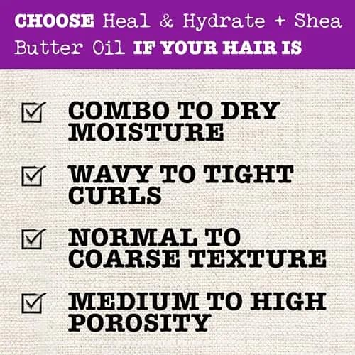 Maui Moisture Heal & Hydrate + Shea Butter Shampoo 385ml (13 fl oz) | Vegan Formula for Curly Hair thumbnail 6