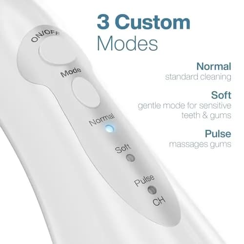 Aquasonic Aqua Flosser Cordless Rechargeable Water Flosser 5 Piece Set | Deep Clean Oral Irrigator for Braces & Travel thumbnail 7