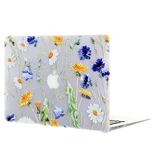 iDonzon Matte Clear Floral Hard Case for MacBook Air 13 inch (A1466/A1369) | 2010-2017 Release thumbnail 5