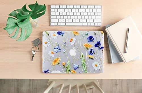 iDonzon Matte Clear Floral Hard Case for MacBook Air 13 inch (A1466/A1369) | 2010-2017 Release thumbnail 7