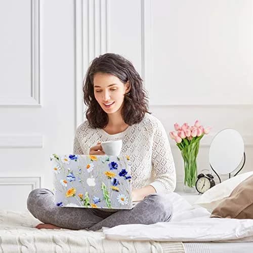 iDonzon Matte Clear Floral Hard Case for MacBook Air 13 inch (A1466/A1369) | 2010-2017 Release thumbnail 3