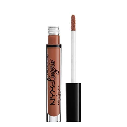 NYX PROFESSIONAL MAKEUP Lip Lingerie Matte Liquid Lipstick in Seduction (Red Orange) - 3.4ml thumbnail 1