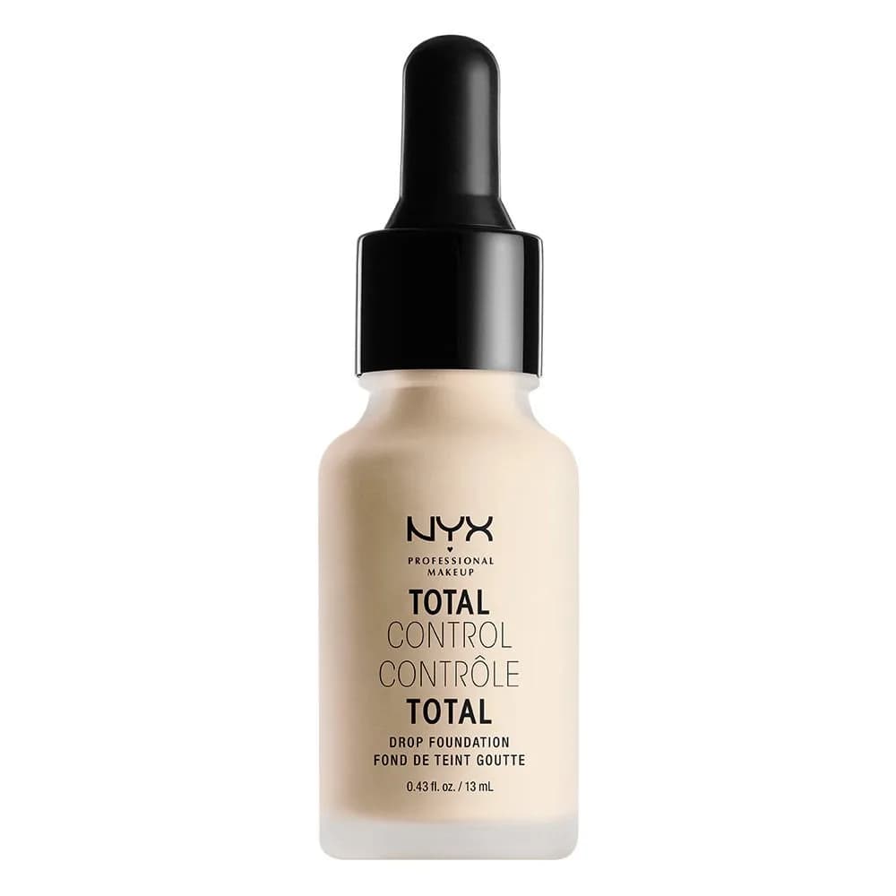 NYX PROFESSIONAL MAKEUP Total Control Drop Foundation True Beige 13ml (0.43 Fl Oz) | Soft Matte Finish — Pale