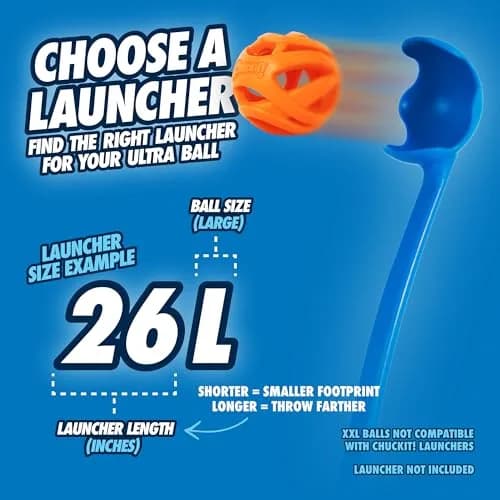 Chuckit! Air Fetch Dog Ball, Large 3in | Breathable, Durable & Compatible with Launchers thumbnail 5