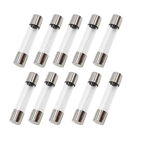 COMPSTUDIO 10A 250V 6x30mm Glass Fast Blow Fuse | High-Quality Overcurrent Protection thumbnail 1