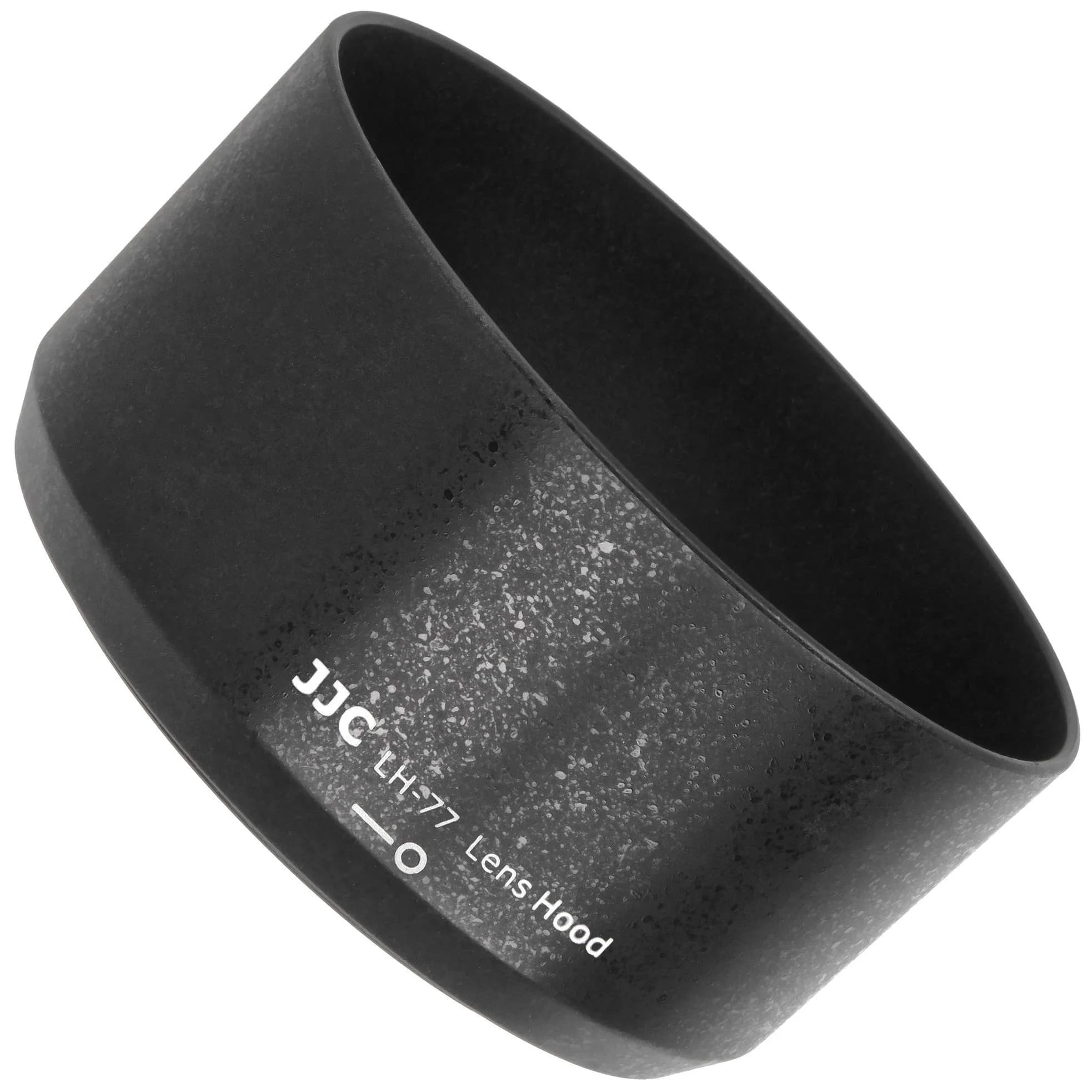 JJC LH-77 Dedicated Lens Hood for Nikon AF-P DX NIKKOR 70-300mm f/4.5-6.3G ED VR | Replaces Nikon HB-77, Black - main product image